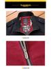 Men's Autumn/Winter Stand-Up Collar Color-Block Business Casual Jacket