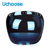 Authentic Bubble Mirror Motorcycle Helmet Three Button Type Retro Style Helmet Lenses Bubble Shield Visors Helmet Accessories