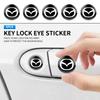 Autocolant Emblema Logo Cheie Telecomandă Mașină 15mm Pentru Mazda 3 BK BL Axela 2 5 CX5 CX6 CX-4 Mazda 6 GH GG CX-7 MX5 RX8 Ms M3 M5 M6 MX3