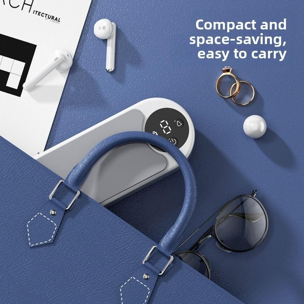 Portable High-Frequency Cleaner Wireless Control Mini Washer Machine  Eyewear Cleaning
