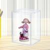 Clear Display Case Acrylic Display Box Desktop Transparent Home Storage for Doll Jewelry Collectibles Bookshelf Figures
