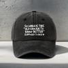 Woven fabricOld Enough To Know Better Funny Graphic Print Baseball Cap Lightweight Breathable GrandpaDad Hat Outdoor