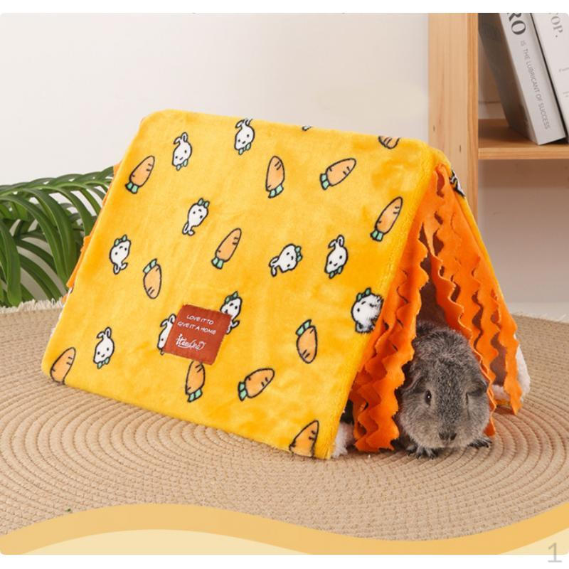 Kaninchen Versteckhaus, Meerschweinchenbett Kleintier Versteck für Mäuse, Schwein, Hamster,
