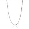 Woman Necklace Copper Chains Fashion Collarbone Decor Birthday Ladies Plated Silver Jewelry Neck for Dating Jewelries