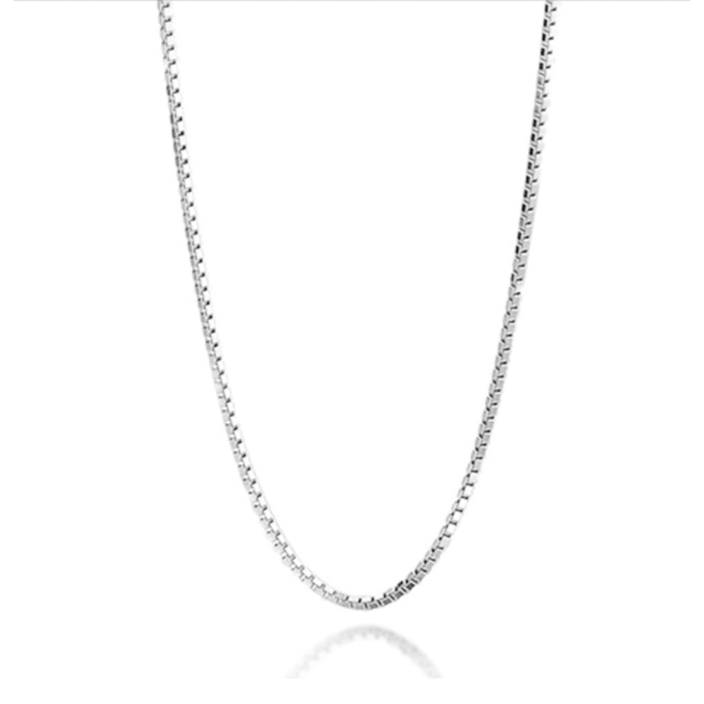Woman Necklace Copper Chains Fashion Collarbone Decor Birthday Ladies Plated Silver Jewelry Neck for Dating Jewelries