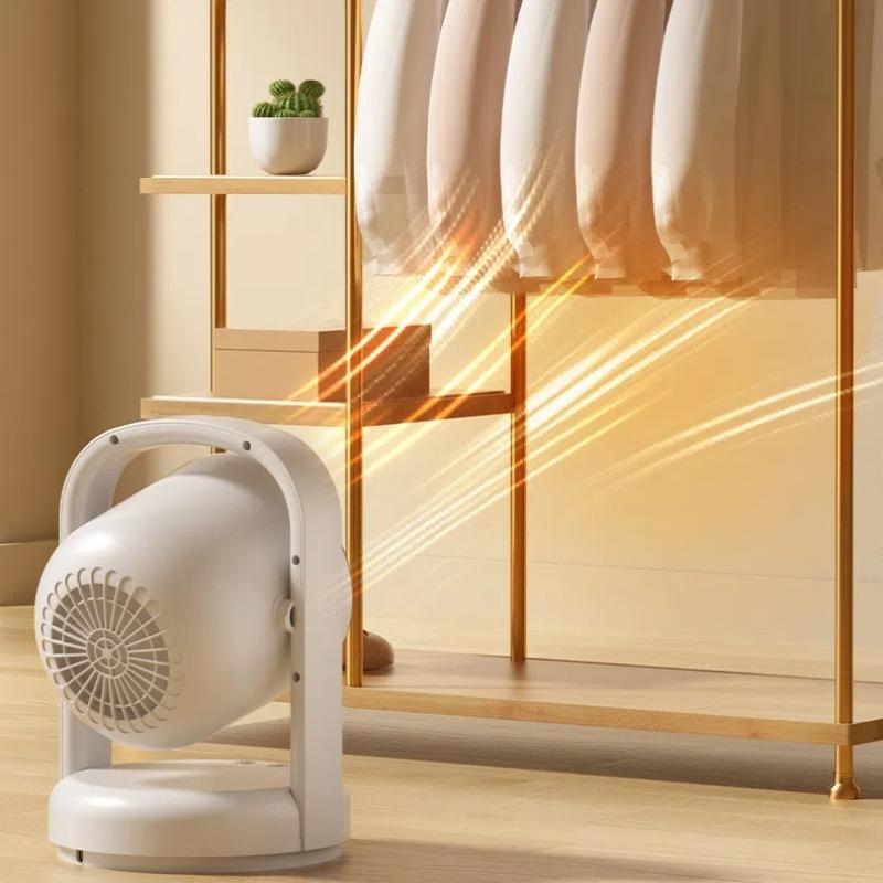 PTC Electric Fan Heater Small Electric Heater Warm Air Blower with Small Night Light