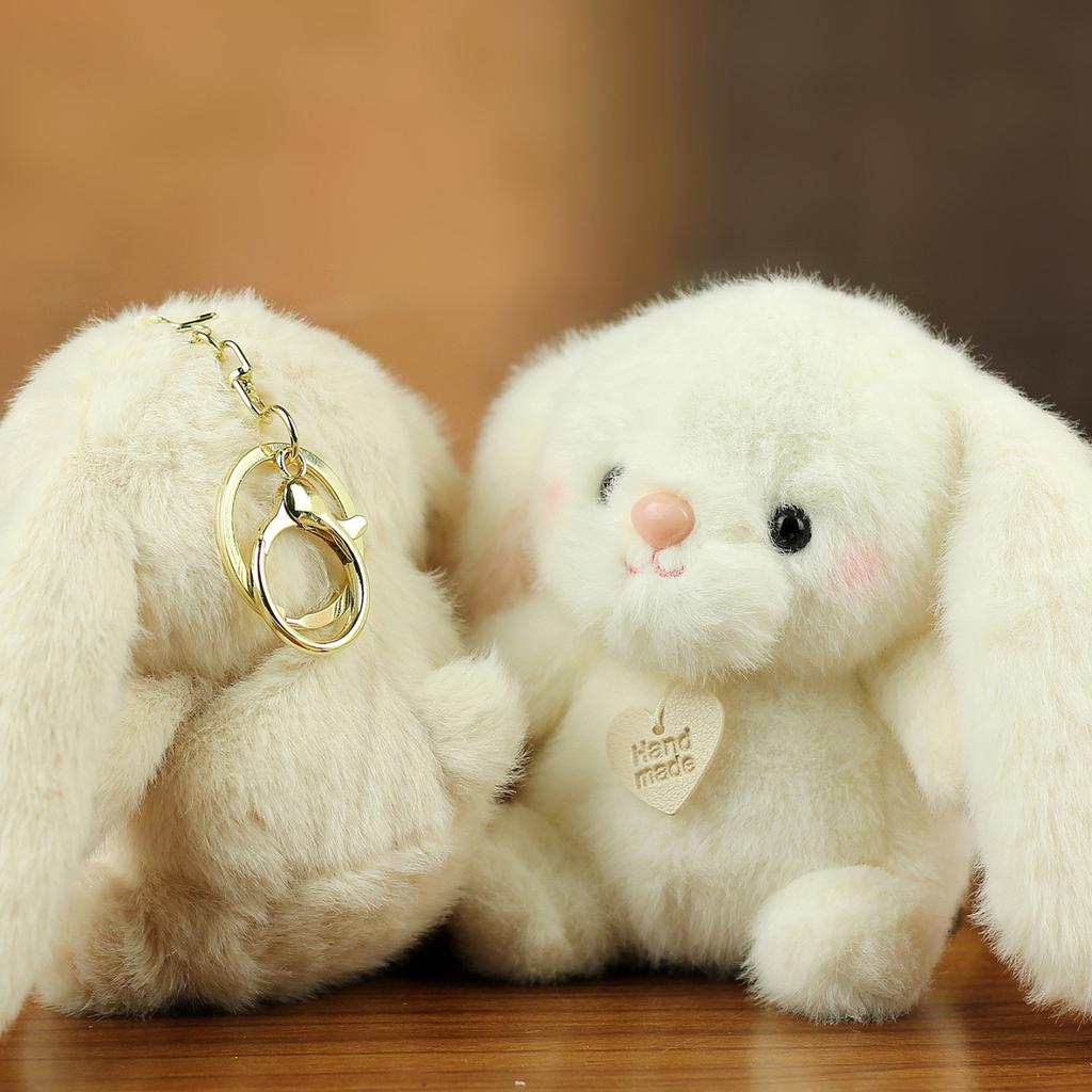 Handmade Plush Stuffed Animal Bunny Soft Toy Cute Cartoon Character Plushie for Kids Toddlers and Collectors Suitable for Home Decoration and Gift