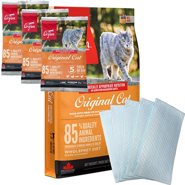 

в Origin Original Cat Super Absorbent Clean Toilet Super Wide 5 шт. Origin Original Cat Sample Food x3 Set [Сделано в Канаде] 5,4 кг