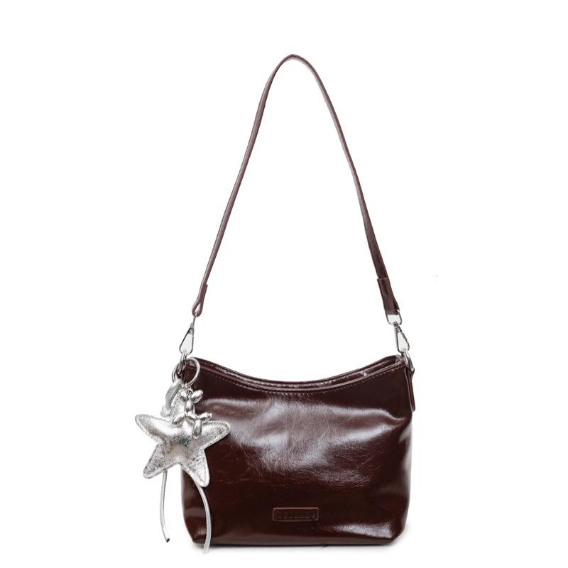 Today's popular small bags for women's new autumn and winter retro versatile messenger bags single shoulder underarm bucket bags