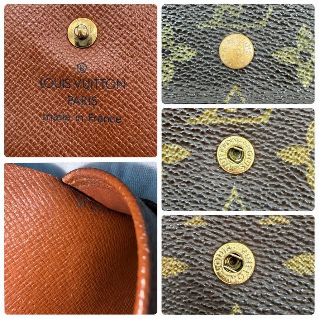 Used LOUIS VUITTON Monogram Trifold Wallet Elise