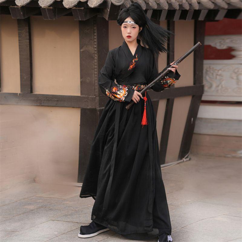 Men's Clothing Hanfu Martial Arts Style Chivalrous Handsome Men's Suit