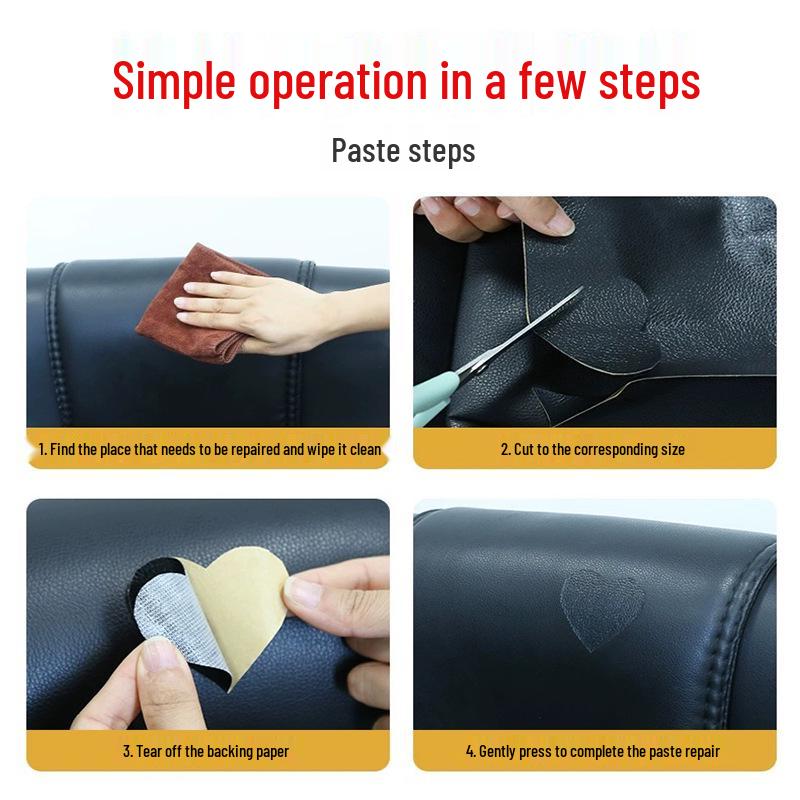 Self-Adhesive Leather Repair Tape: Peeling, Seat, and Cushion Patch