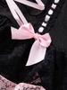 Foshan Lace Bow See-through Lingerie & Garter Skirt Set