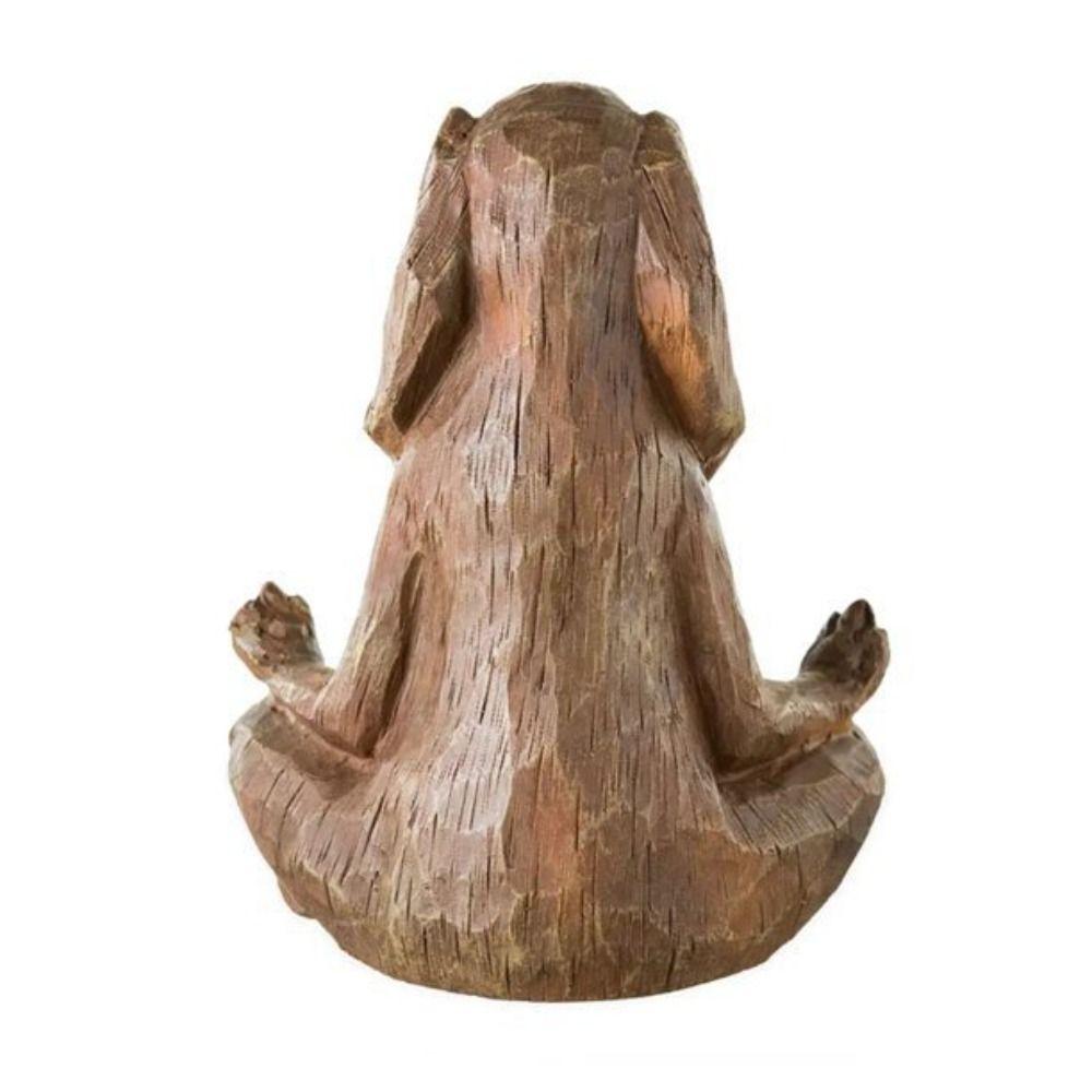 Zen Unique Design Long-ear Rabbit Bonsai Fountain Desktop Ornaments Rabbit Statue Animal Sculpture