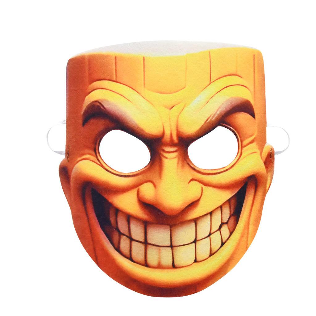 Kids Boys Brainrot Animals Tung Tung Tung Anime Cartoon Jumpsuit Mask Set Outfit Halloween Cosplay Costume