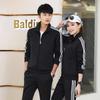 Trendy Three-Stripes Unisex Sports Suit: Customizable LOGO for Spring & Autumn