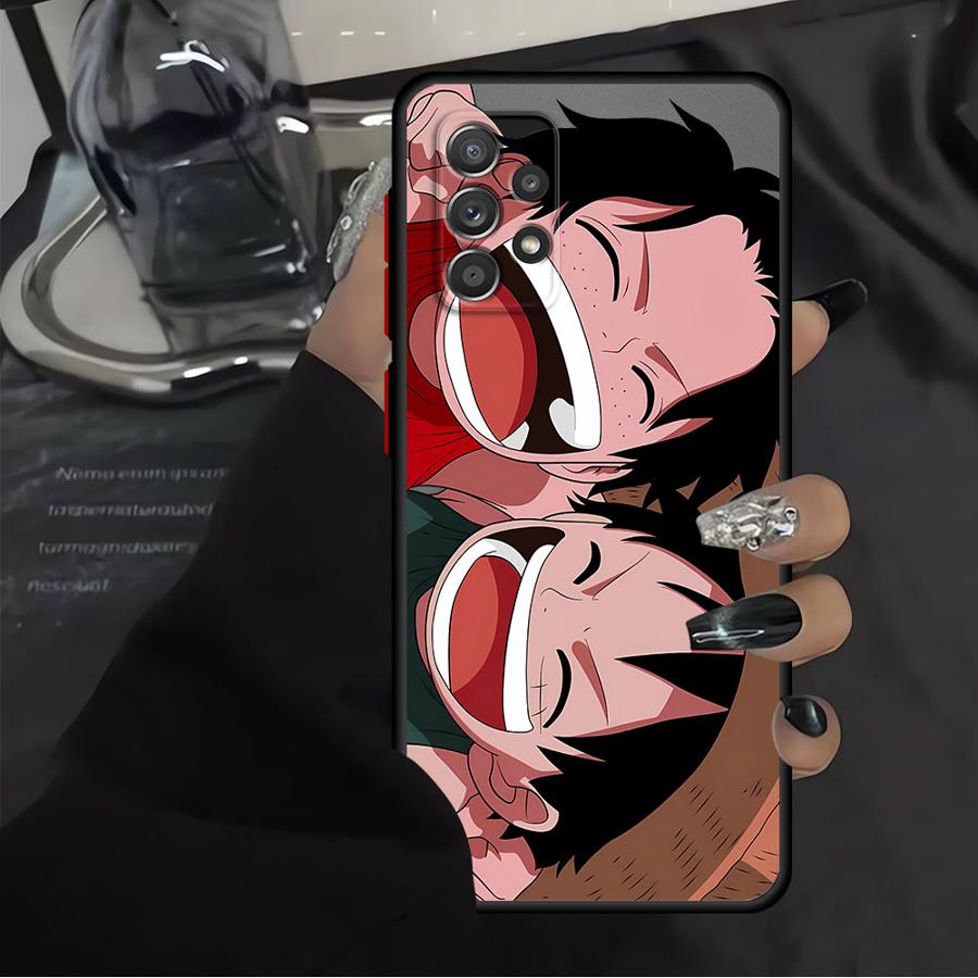 One Piece Anime Luffy Case for Samsung Galaxy A14 A23 A56 A55 A16 A15 A53 A52S A72 A34 A36 A35 A73 A33 A54 A17 A52 Phone Cover