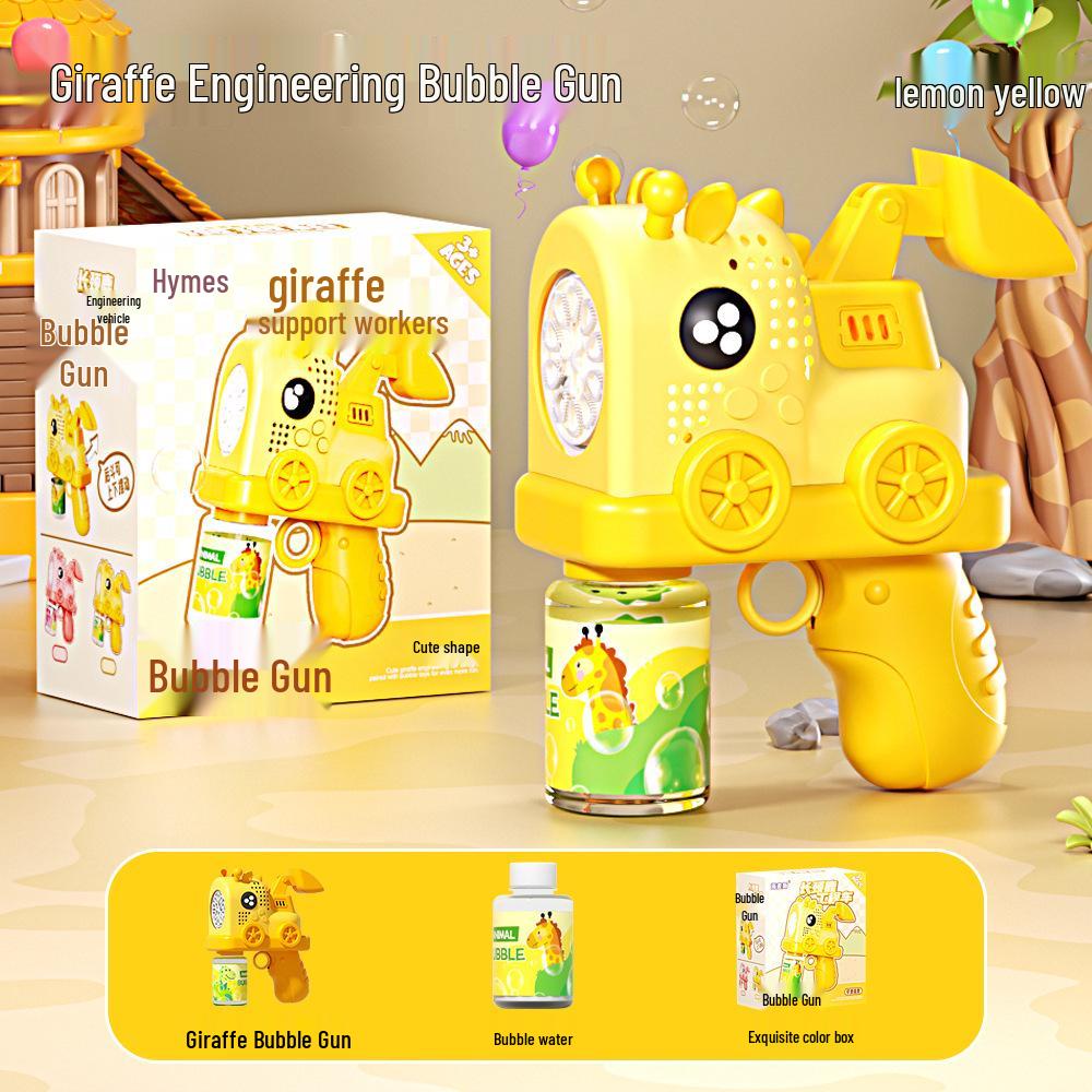 Children's Astronaut Bubble Gun - Automatic Gatling Bubble Machine Toy