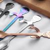 Creative 304 Stainless Steel Bone Skull Spoon Halloween Hanging Cup Spoon Coffee Spoon Kitchen Accessories