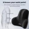 Car Neck Pillow Protects the Back Breathable Memory Foam Lumbar Back Cushion Car Headrest Lumbar Support Multi-Functional Pad