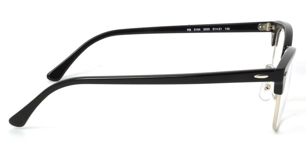 Authorized RX5154 2000 51 size eyeglass frame and blue light blocking lenses UV super clear [Ray-Ban] Retailer (non-prescription, protection,