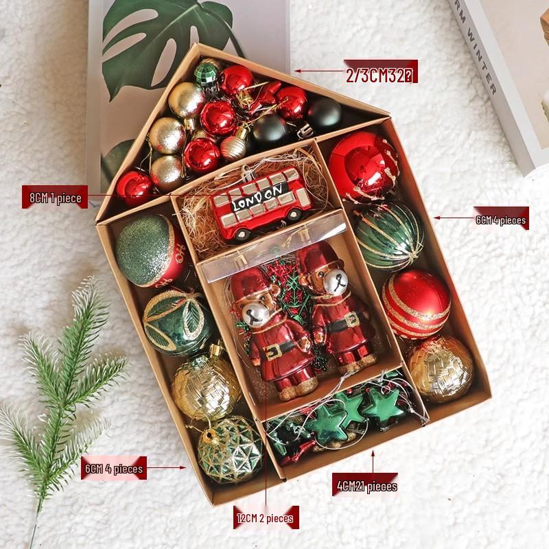 2025 Large Luminous Christmas Tree with Ornaments for Indoor Decoration