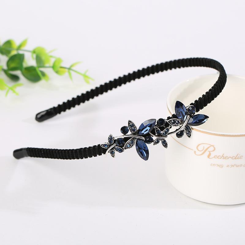 

Ретро Стразы Повязка на голову Цветок Жемчуг Ювелирные изделия Фестиваль Аксессуары для волос Фасинатор Головной убор для Женщин Принцесс Девочек