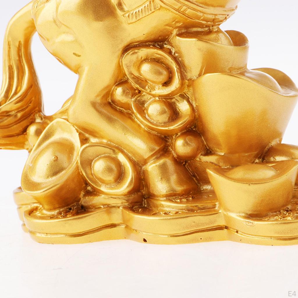 Horse Statue Animal Sculpture Collectible Tabletop Ornament Feng Shui Decor for Shelf Entrance