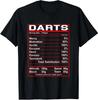 Funny Darts Nutrition Facts Dart Player, Premium Gift Idea T-Shirt