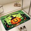 Cartoon Halloween Door Mat, Ecological Diatomite Mud Trap, Double Decoration for Thanksgiving and Halloween, Home