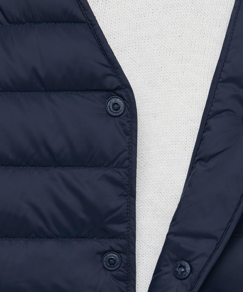 Musinsa Standard V-Neck Light Down Vest [Navy]