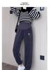 Plus Size Petite Maternity Sweatpants - Loose, Non-constricting, Cuffed Casual Pants for Spring/Summer.