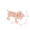 3D-gedruckte Statue eines skelettierten Hundes mit Ohren, Gelenkbewegliche Puppe, Desktop-Ornament, Wohnzimmer, Heimdekoration, Geschenke