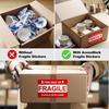 210 Pcs Fragile Stickers, 3x5 Inch Fragile Labels for Shipping, Strong Adhesive Handle with Care Stickers for Shipping