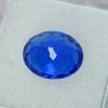 Natural Blue Tanzanite Loose Gemstone Dark Oval Shape 9.80 ct for Jewelry Making and Gem Collections