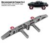 Anti Collision Aluminium Rear Bumper for Traxxax Trx 4 RC Crawler Cars (Titanium Gray)