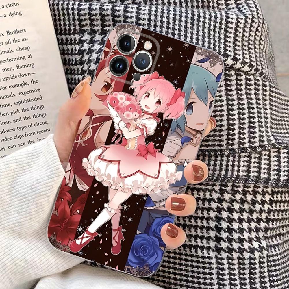 Puella Magi Madoka Magica Phone Case For iPhone 15 14 11 12 13 Mini Pro XS Max Cover 6 7 8 Plus X XR SE 2020 Funda Shell