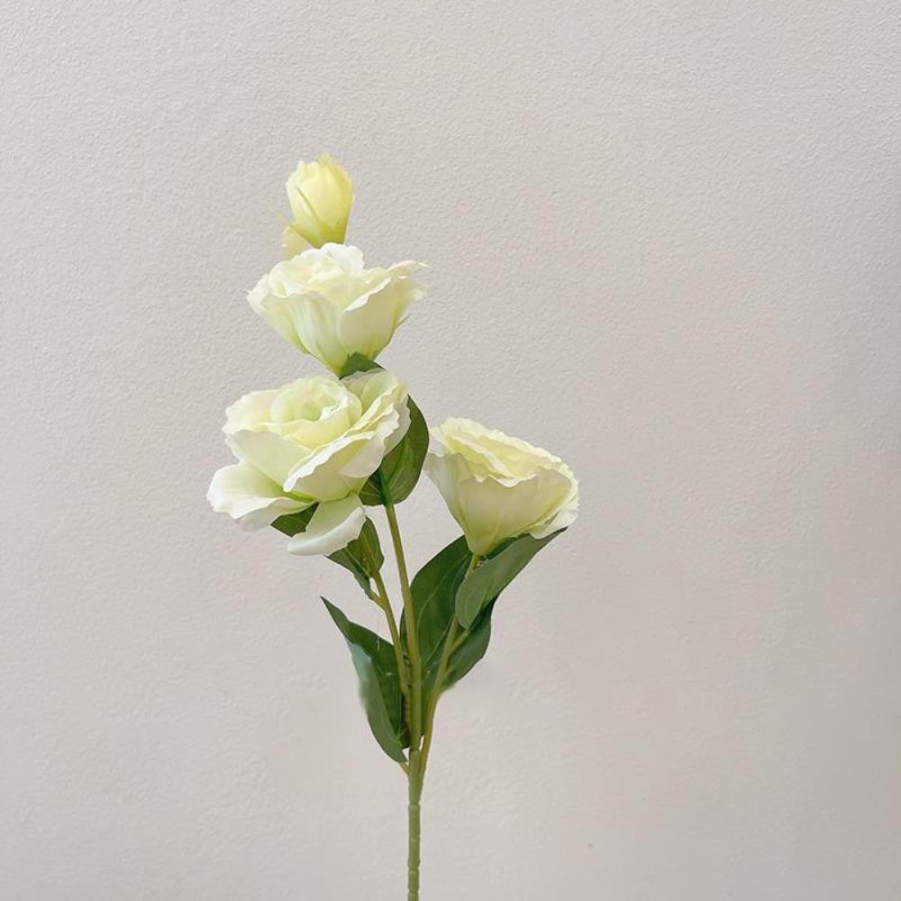 

Large Size Artificial Lisianthus Flowers Silk Material Artificial Flowers Artificial Eustoma Grandiflorum Roses светло-зеленый