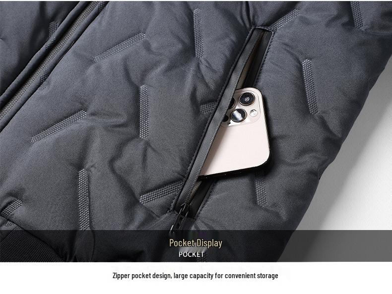 Men's Winter Cotton Jacket with Velvet Lining - Thick, Warm Lambswool Parka