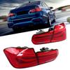 Full LED Dynamic Tail Lights Red Lens Fit for 3 Series F30 M3 F80 2012‑2019