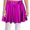 Girls Performance Skirt Elastic Waist Shiny Bronzing Material Dance Practice Costume Bottom