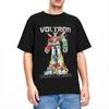 Unisex Unisex's T-Shirts Voltron Legendary Defender Fashion Pure Cotton Tee Shirt Short Sleeve Robot Anime T Shirt Tops Big Size