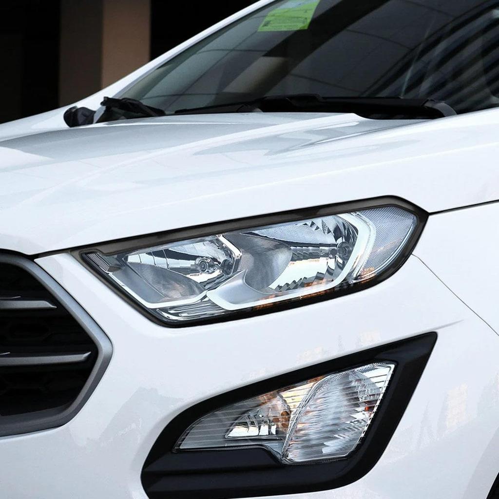 Fit for Ford Ecosport 2018-2021,Car Fog Light Cover Trim,Car Bumper ABS Silver Front Fog Light Cover Frame Trim