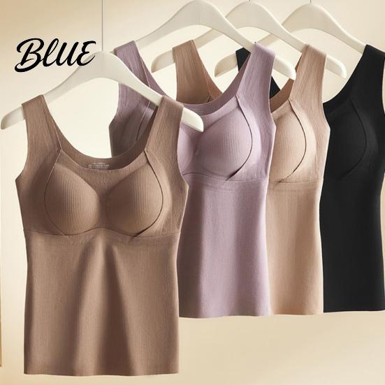 Women Thermal Tank Winter Warm Padded Breathable Sleeveless Underwear Top for Camisole Undershirt Base Layer