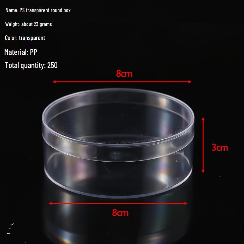 Transparent Storage Box for Electronics, Jewelry, Tools, Plastic Parts, and Fishing Tackle with Large Fixed Grids