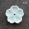 Cherry Blossoms Japanese Style Ceramic Incense Stick Home Bedroom Holder