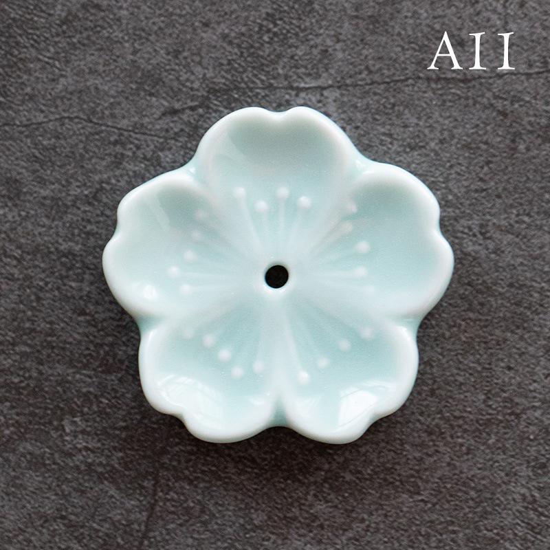 Cherry Blossoms Japanese Style Ceramic Incense Stick Home Bedroom Holder