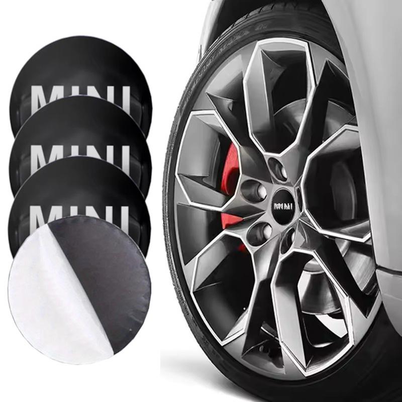 4pcs 56mm Car Wheel Center Caps Hub Cover Stickers for Cooper One S Clubman R50 R53 R56 R60 F55 F56 R57 R59 Wheel Accessories