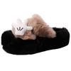 Cartoon Mickey Mao Mao Slippers Women Fashion Cute Winter 2025 New Outer Wear Cotton Slippers Mao Mao Cotton Shoes
