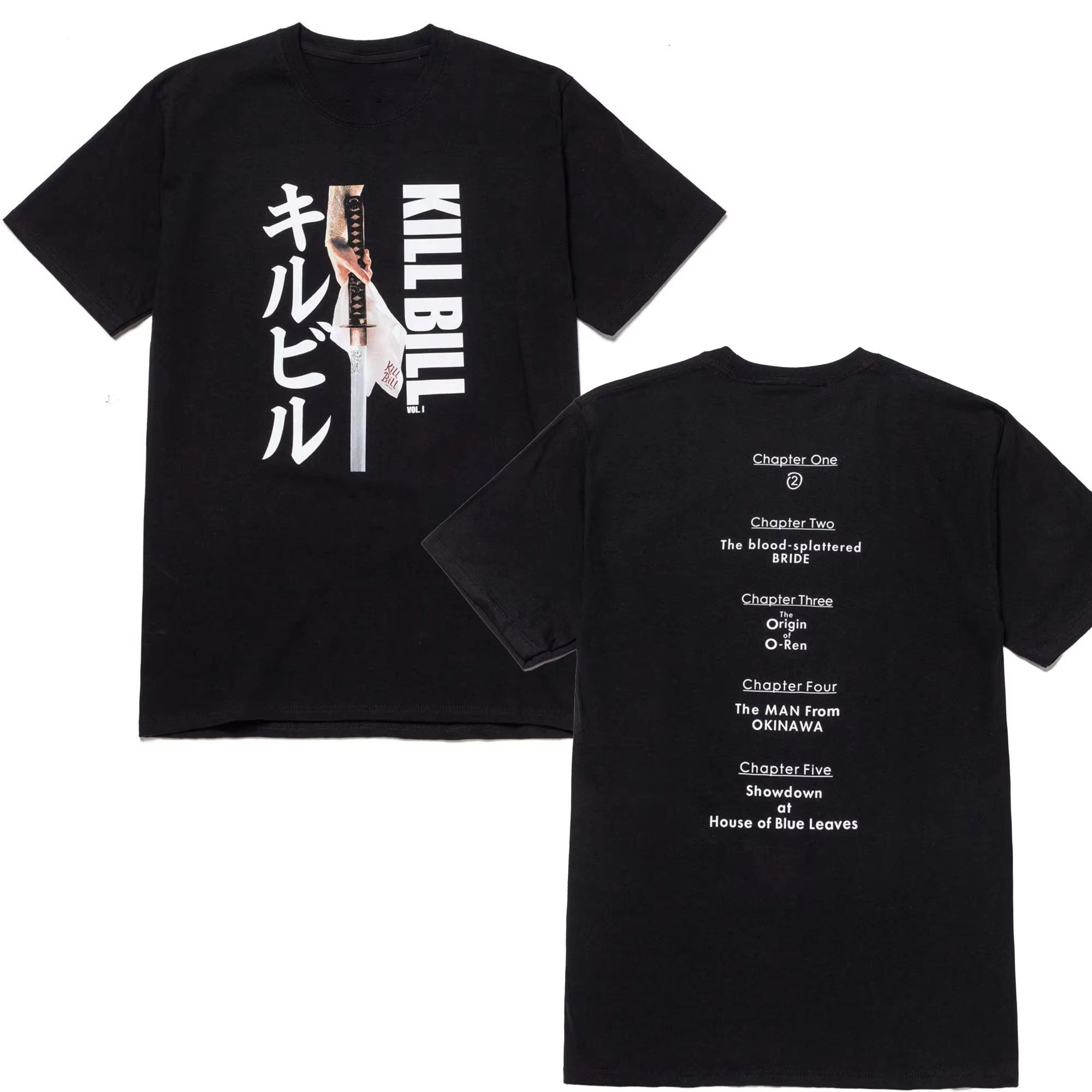 2026 Summer New Style Kill Movie TShirt  HighQuality Comfortable Casual Mens Roundneck Printed TShirt S
